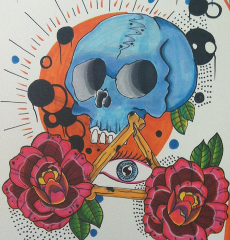 Tattoos - Skull - 116804